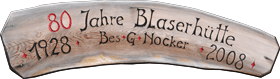 Blaserhütte Logo